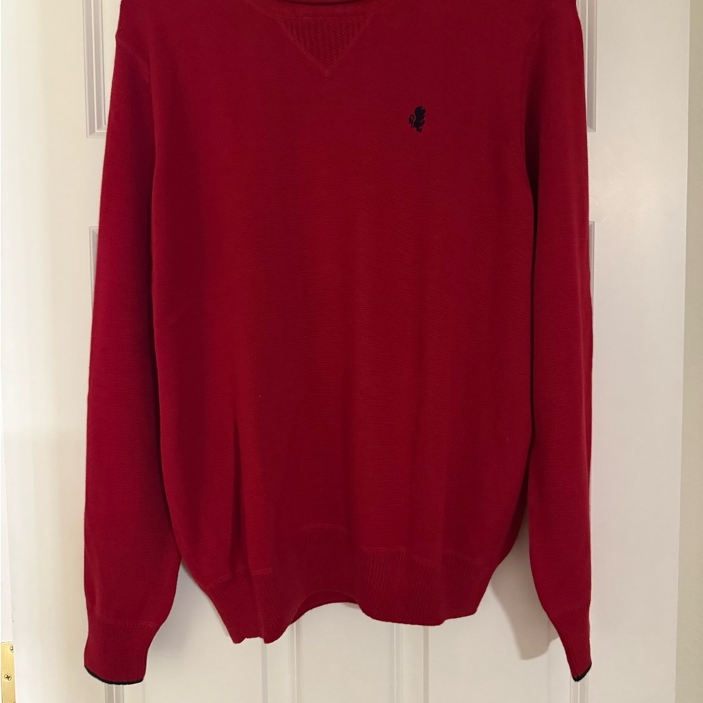 Stafford V-Neck Red Sweater for Men